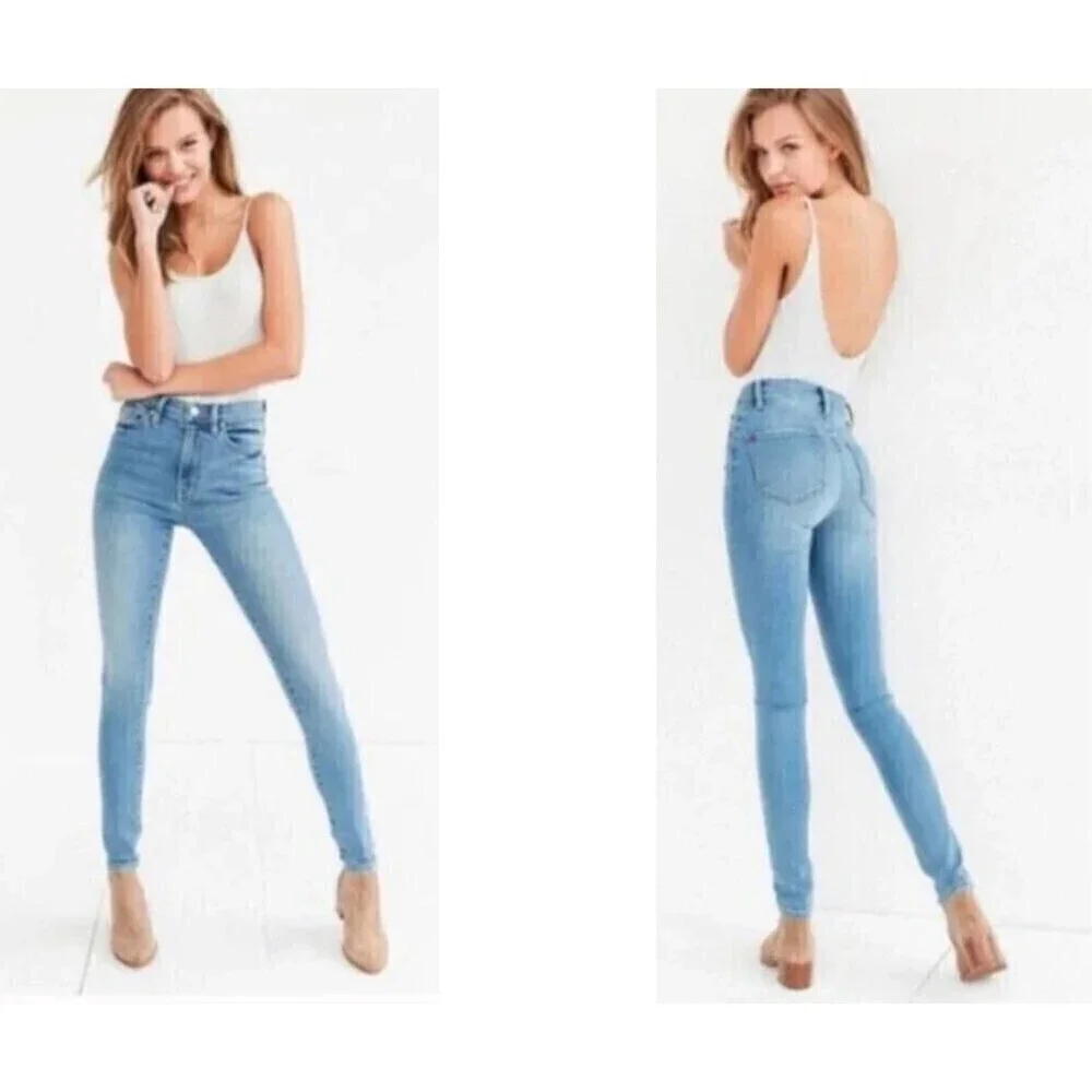 BDG Women Size 32 Twig Cotton Stretch High Rise Skinny Leg Casual Denim Jeans